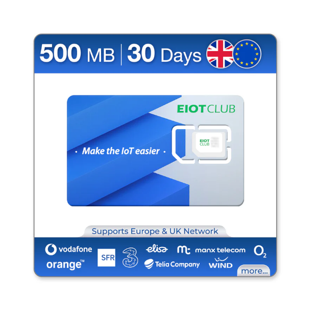 Eiotclub Europe SIM Card|500MB