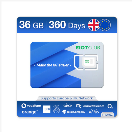 Eiotclub Europe SIM Card|36GB